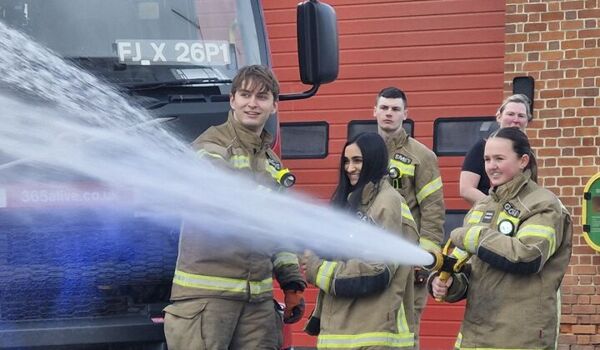 HENLEY FIRE STATION HOSTS EYE-OPENING VISIT FOR PUBLIC SERVICES STUDENTS